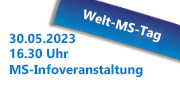 Link zur Patienteninformationsveranstaltung zum Thema Multiple Sklerose am 30. Mai 2023
